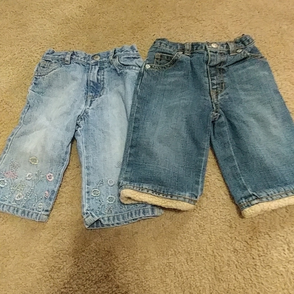 2 pair Baby jeans